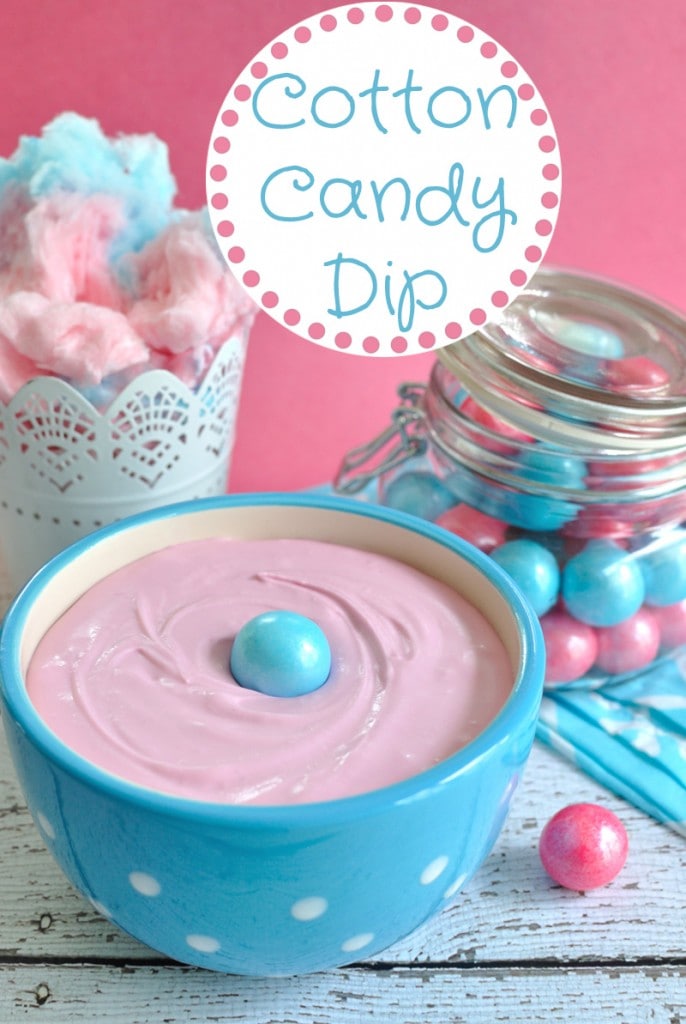 Cotton Candy Dessert Dip - Dip Recipe Creations
